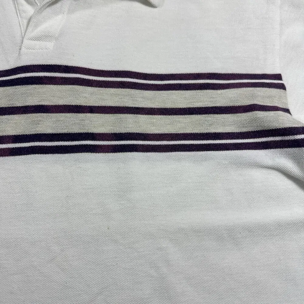 Polo Ralph Lauren Men’s Medium‎ White Golf Shirt Athletic Fit Modern Preppy